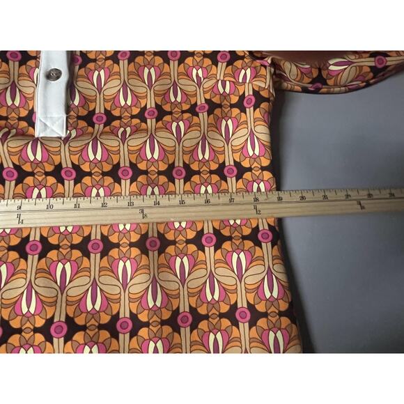 Stylish Retro Patterned Mini Dress - Picture 12 of 14